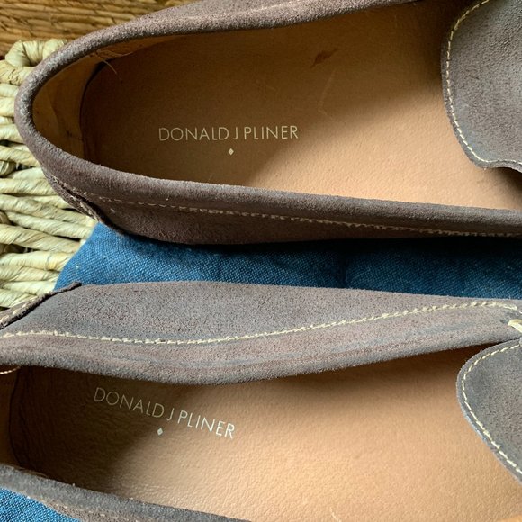 Donald Pliner // Light Brown Leather Drivers - Picture 4 of 9